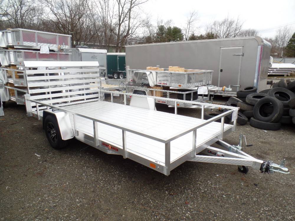 Open Aluminum Frame Utility Trailers 12 Ft 14 Ft Lengths Aluminum