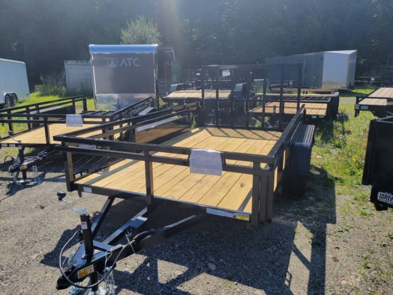 7 X 12 Open Landscape / Utility Trailer , 7,000 lb. GVWR Aluminum