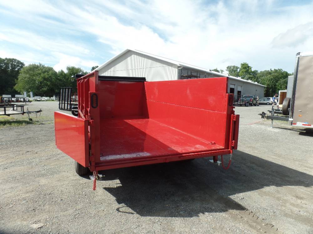 Dump Trailer 7X14 with 4 ft high sides, 14,000 lb GVWR - Aluminum ...