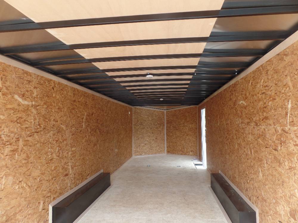 GALLERY EXAMPLE 8.5x24 9,990 GVWR ENCLOSED CAR TRAILER - Aluminum ...