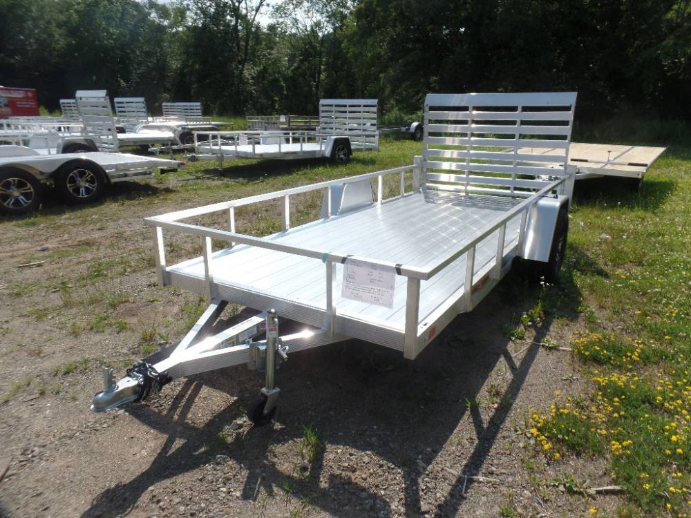 ATV Trailer / 2 Place, 6X14 single axle, All Aluminum - Aluminum ...