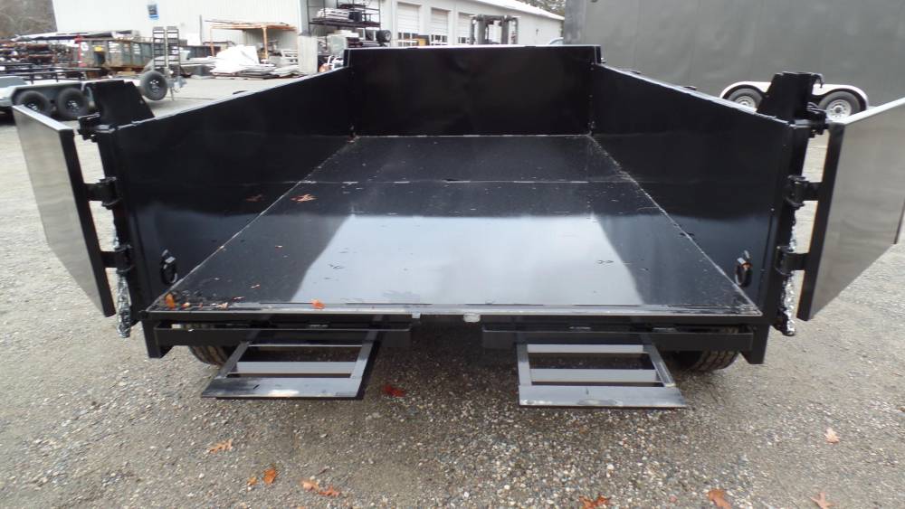 Dump Trailer 7x14 14000 Lb Gvwr Scissor Lift With Massive 6 Cylinder Aluminum Trailers 8373